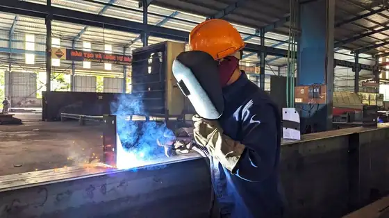 Sản xuất kết cấu thép